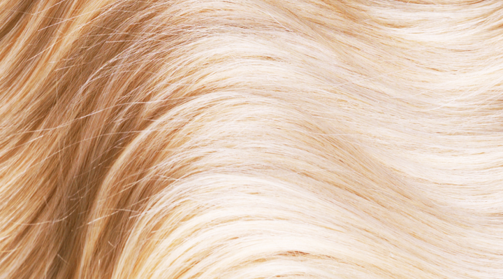 soft blonde hair